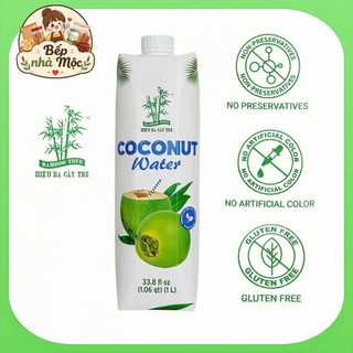 Nước dừa tươi Hiệu Ba Cây Tre - Dung tích 1L - Nước dừa nguyên chất 100% không chất bảo quản