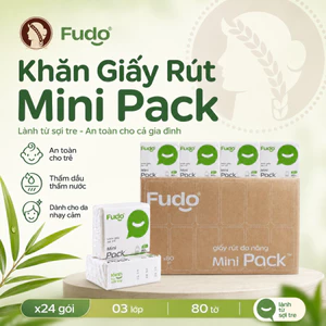 Khăn Giấy Rút Mini từ Bột Tre Tự Nhiên,FUDO BAMBOO Tissue