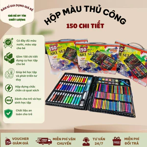 Hộp bút màu thủ công 150 chi tiết cho bé