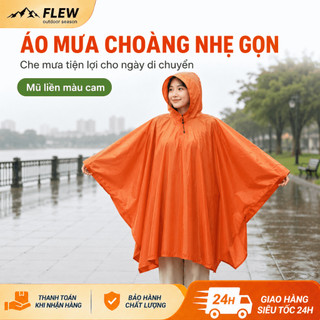 Áo Mưa Choàng Trùm Freesize Chống Thấm 100% Vải Oxford PVC Cao Cấp Che Kín Toàn Thân Đi Xe Máy Mưa Lớn Không Lo Ướt