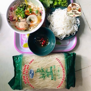 Bún tươi Hiệu Ba Cây Tre 400g - Hàng loại A chất lượng xuất khẩu
