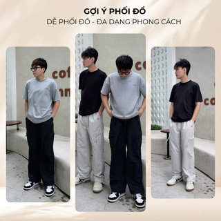Quần Dài Dù Nhăn Đơn Giản ,Thoải Mái ,Form Rộng GIN MAN