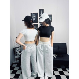 QUẦN DAI NỮ FORM RỘNG XẾP LI HOTTREND CHẤT LIỆU NỈ 2 DA (T05)