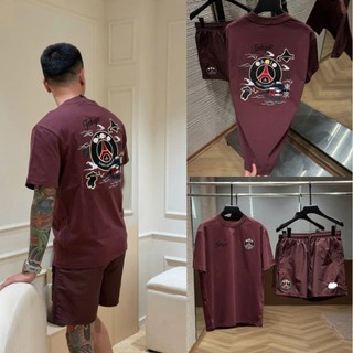 Bộ Quần Áo Nam Mùa Hè Chất Cotton Cao Cấp - Bộ Cộc Hè Nam Nữ Pa rris Tokyo Logo Thêu Siêu Đẹp cho boy phố 2026.