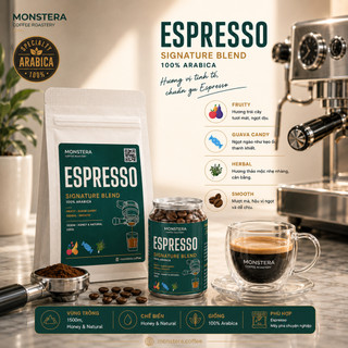 Vietnam – Monstera Espresso Signature - Nguyên hạt