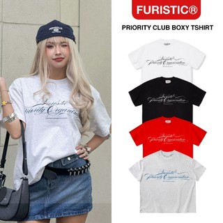 Áo thun tay ngắn form boxy FURISTIC® PRIORITY CLUB BOXY TSHIRT