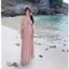 Đầm Maxi Trễ Vai Tơ Ánh Kim Siêu Bay Đi Biển