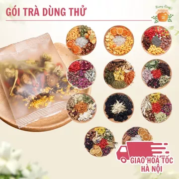 Gói Trà Dùng Thử Các Vị Trà Thảo Mộc Mix Vị Công Thức Độc Quyền HƯƠNG RỪNG THẢO MỘC