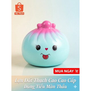 (Xả Kho) Lợn/Heo/Ống tiết kiệm bánh bao (Tiểu Màn Thầu) xinh xắn và ngộ Nghĩnh, đáng yêu làm quà tặng, trang trí...