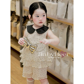 {Chính Phẩm loại1} Set Áo + quần cổ sen sát nách cho bé_Chất Voan rất mềm (BabyBeer)