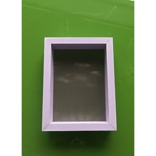 KHAY TÁCH PHÂN BỂ CÁ khung nhựa công nghiệp lưới inox không rỉ 15*15*3,5 cm DRC ( kích thước phủ bì cả khung)
