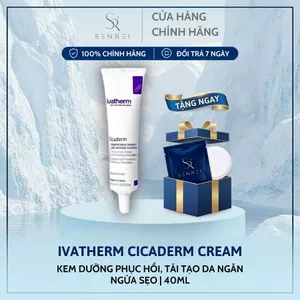 Kem Dưỡng Phục Hồi Da Ivatherm Cicaderm Cream Tái Tạo Tổn Thương Ngăn Ngừa Sẹo 40ml Hàng Công Ty
