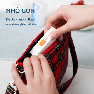 [Combo 1+1] Hộp Đựng Tăm Chỉ Nha Khoa PERcare Tự Động Cao Cấp Tiệt Trùng Nhỏ Gọn Tiện Lợi An Toàn 10 chiếc
