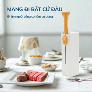 [Combo 1+1] Hộp Đựng Tăm Chỉ Nha Khoa PERcare Tự Động Cao Cấp Tiệt Trùng Nhỏ Gọn Tiện Lợi An Toàn 10 chiếc