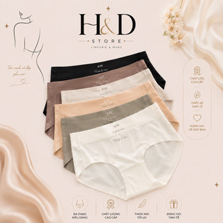 Combo 10 Quần Lót Nữ Siêu Nhẹ Venti la tion Vải Su Lụa Phối Viền Chữ AIR Mát Lạnh Mềm Mại