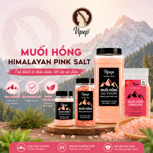 Muối hồng Himalayan Pink Salt Vipep, khai thác tại Pakistan
