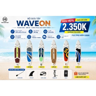 Bộ sưu tập SUP 2 lớp HB350 siêu bền - Thuyền SUP/Ván chèo đứng bơm hơi