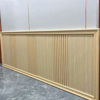 Tấm Ốp Tường NANO Lam sóng  Nhựa PVC Giả gỗ ( Có 2 kích Thước Chiều Dài 95cm ,1m45 ) Chiều Rộng 40cm