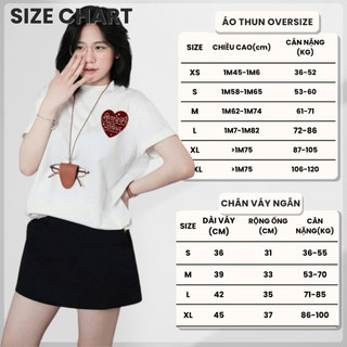 Bộ Áo Phông Nữ Chepol Cao Cấp, Form Rộng, In Chữ, Cổ Tròn, Phối Chân Váy, Chất Cotton( Áo Thun Trắng + CV Ngắn )CP_x8183