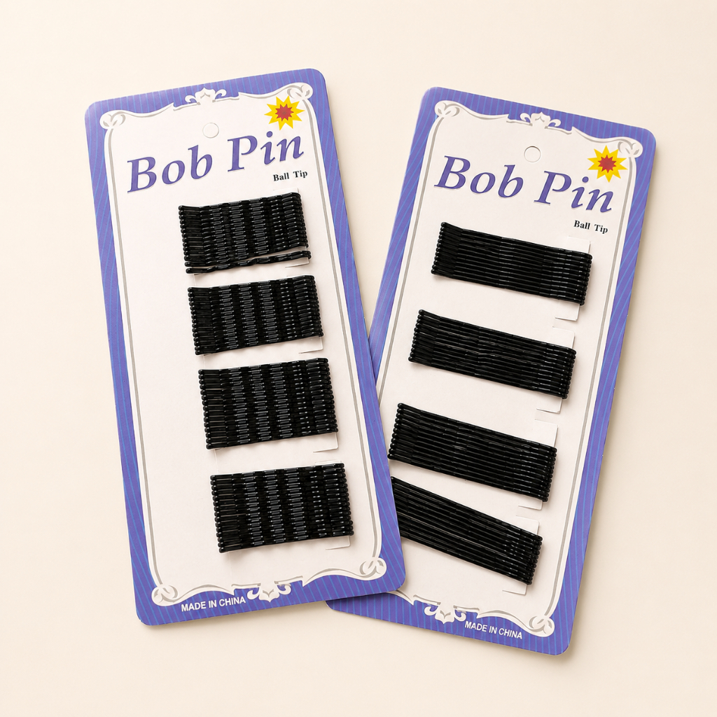 Set Kẹp Tăm Đen Bob Pin Cho Nữ, Kẹp Ghim Tóc Cố Định Tóc Mái Tiện Lợi - Set 60 cái - Set 36 cái