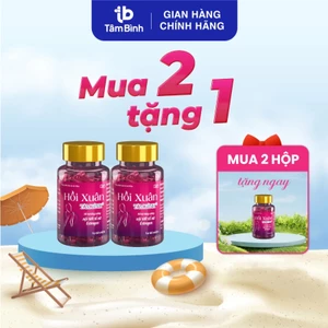Hỗ trợ bổ sung nội tiết tố nữ Hồi Xuân Tâm Bình, cải thiện bốc hỏa, nám sạm, rối loạn kinh nguyệt