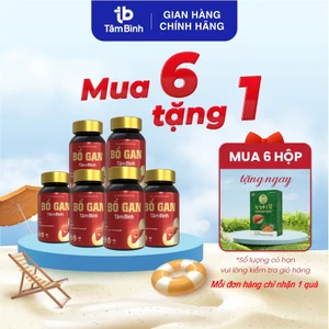 Bổ gan Tâm Bình - Hỗ trợ thanh nhiệt, giải độc, mát gan, giảm mề đay, mẩn ngứa