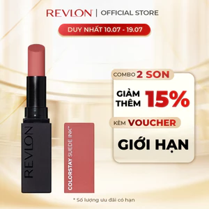 Son Môi Lâu Phai Revlon ColorStay Suede Ink Mịn Lì Như Nhung (2.55g)