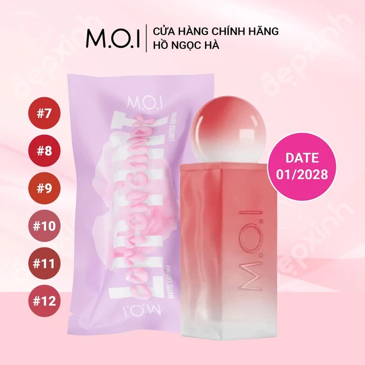 Son kem lì M.O.I Cotton Candy