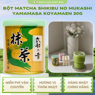 Bột matcha Shikibu no mukashi Yamamasa Koyamaen Ngon Thượng Hạng Hợp Pha Matcha Latte Làm Quà M52