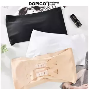 Áo bra nữ không dây đẹp, áo ngực học sinh không dây mút mỏng chất su mặc mát DOPICO B8883