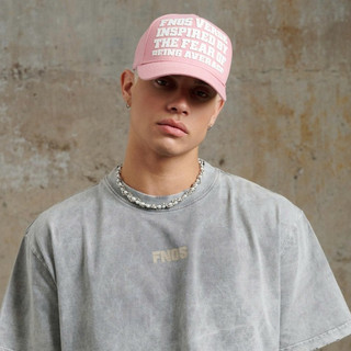 RecklessCapman Mũ Lưỡi Trai FNOS l NÓN _US AVERAGE_ TRUCKER HAT - PINK - HW5 l FNOSVERSE INSPIRED BY