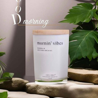Nến Thơm Quà Tặng Cao Cấp Mornin'Vibes Hương Hoa Thơm Dịu Dàng LUMOS CANDLES [Kèm Túi Thiệp] Cho Phòng Vừa Và Nhỏ