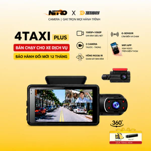 Camera hành trình ô tô XETABON 4Taxi wifi kết nối điện thoại,ghi hình trước trong khoang lái có hồng ngoại quay đêm