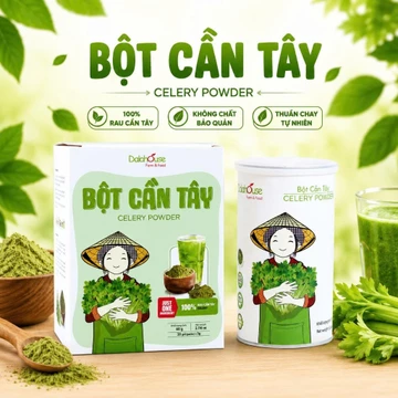 Bột Cần Tây Nguyên Chất Dalahouse 60g/120g - Rau Cần Tây, Tiện Lợi, Dễ Pha Mỗi Ngày