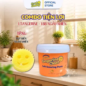 Chất Tẩy Dạng Bột Nhão Tangerine Clean 500gam - Scrub Daddy Rửa Sạch Mọi Vết Bẩn