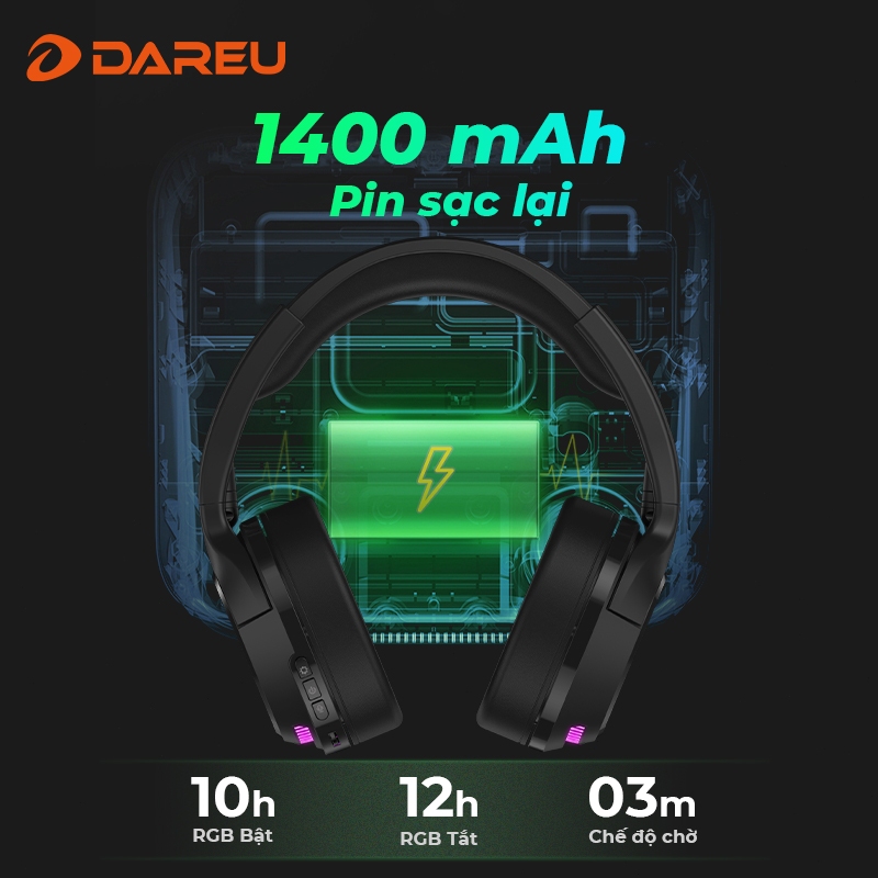 Tai nghe gaming DAREU A710X RGB giả lập 7.1 cắm cổng USB | BigBuy360 - bigbuy360.vn