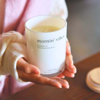 Nến Thơm Quà Tặng Cao Cấp Mornin'Vibes Hương Hoa Thơm Dịu Dàng LUMOS CANDLES [Kèm Túi Thiệp] Cho Phòng Vừa Và Nhỏ