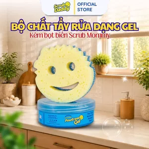 Bộ Chất Tẩy Rửa Dạng Gel PowErase Gel + Bọt Biển Scrub Mommy