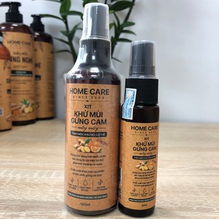 Xịt khử hôi nách THUẦN CHAY THẢO MỘC, ngăn mồ hôi, khô thoáng cho nam nữ chính hãng Home Care