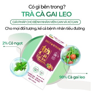 Trà Cà Gai Leo Sunbeleaf - Giải Độc Bia Rượu, Hỗ Trợ Người Bệnh Gan