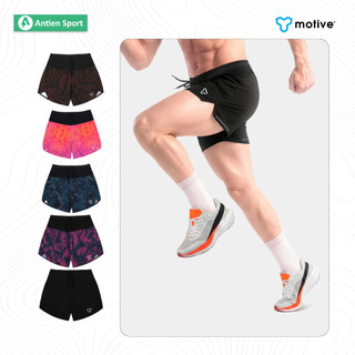 Quần Short Chạy Bộ Nam Motive SM201,Tích Hơp Belt Đựng Đồ,Siêu Nhẹ, Co Giãn, Thoáng Khí
