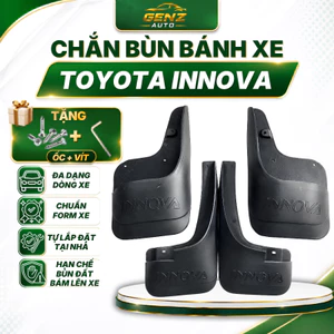 Chắn bùn Toyota Innova 2006 -2015, 2017 - 2021 hạn chế bùn đất bắn lên xe tặng kèm ốc và tua vít