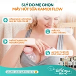 Máy Hút Sữa Không Dây Kamidi Flow 2in1 Máy Hút Sữa Rảnh Tay Công Nghệ Mới Hút Nhẹ Nhàng Êm Ái — ảnh 2