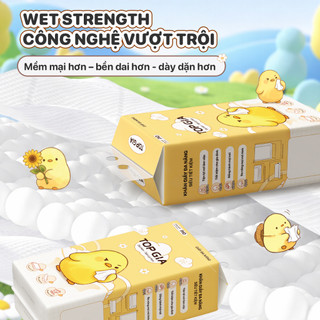[MUA 10 TẶNG 10] Thùng 10 Bịch Khăn Giấy Pio TopGia Đa Năng 200 Lần Rút Tặng Bộ Chăm Sóc Cá Nhân