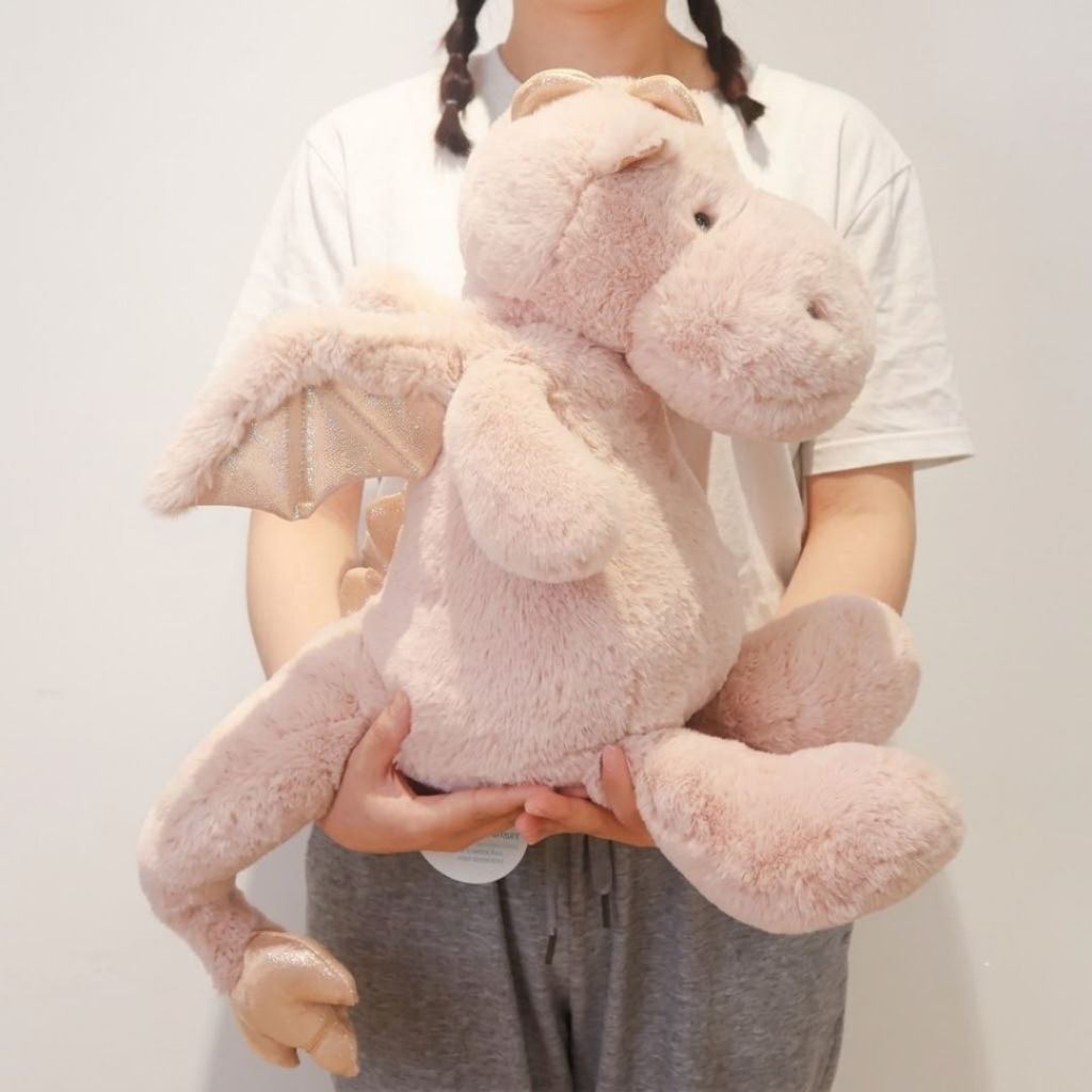Gấu Bông Rông Lông Có Cánh Dễ Thương Lông Mềm Mại Làm Gấu Ôm Quà Tặng Cho Bé, Bạn Gái Ôm Ngủ