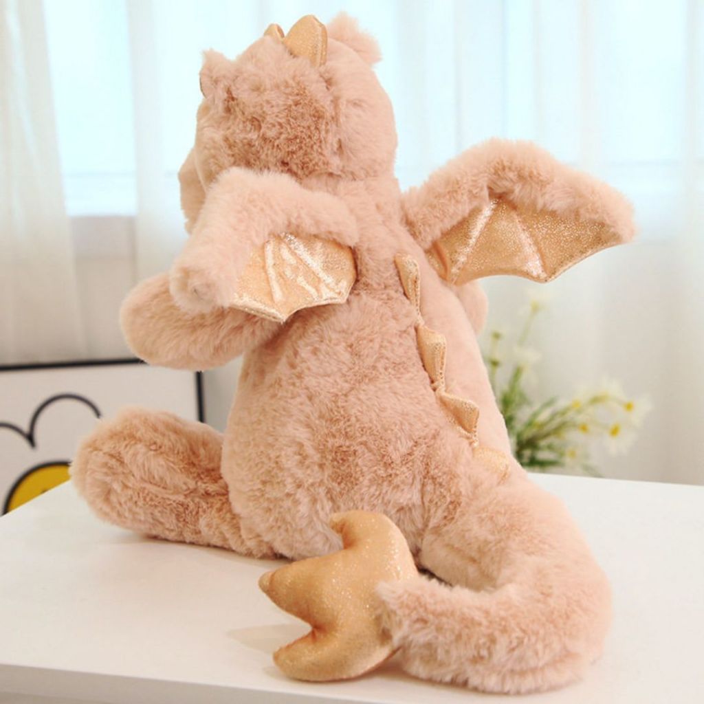 Gấu bông con rồng có cánh lông xù cao cấp làm gấu ôm hay quà tặng cho bé,bạn gái kích thước 60Cm
