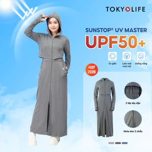 Áo khoác chống nắng Nữ có túi hộp chống tia UV SunStop Master TOKYOLIFE dáng dài thoáng mát 40000441