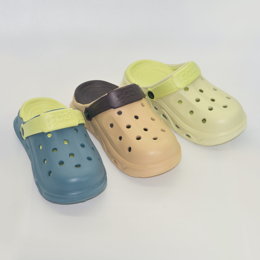 Dép Sục Unisex GOZI - GZ6019 , Đế Chống Trơn Trượt, Mix 2 Màu