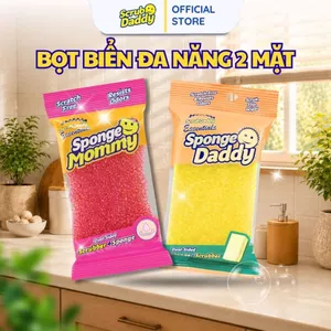 Miếng Cọ rửa và Bọt biển Sponge Mommy Mỏng Hơn