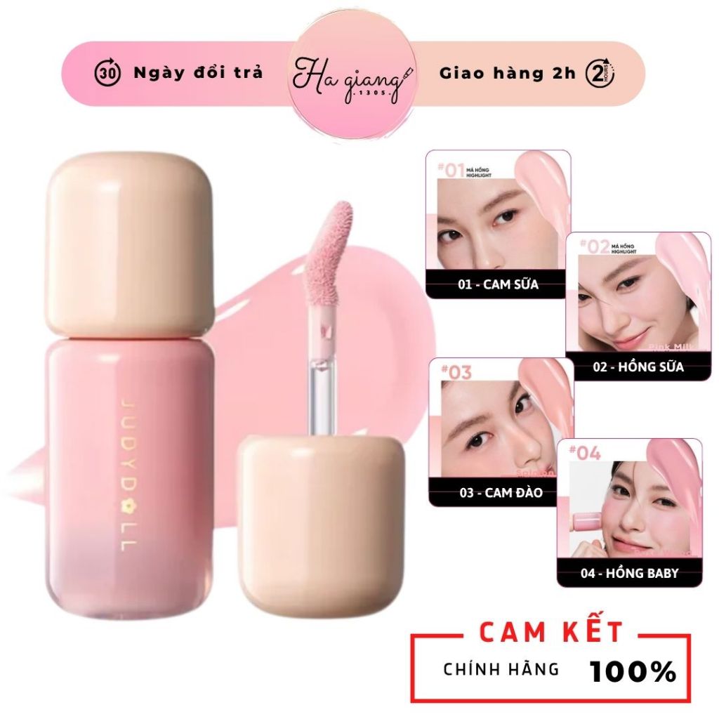 Má Hồng Kem Judydoll Soft And Smooth Blush Lotion, Má hồng Lotion #02 Hồng sữa, #04 Hồng baby | BigBuy360 - bigbuy360.vn